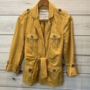 ANTHROPOLOGIE Cartonnier Nepal Safari Jacket Linen